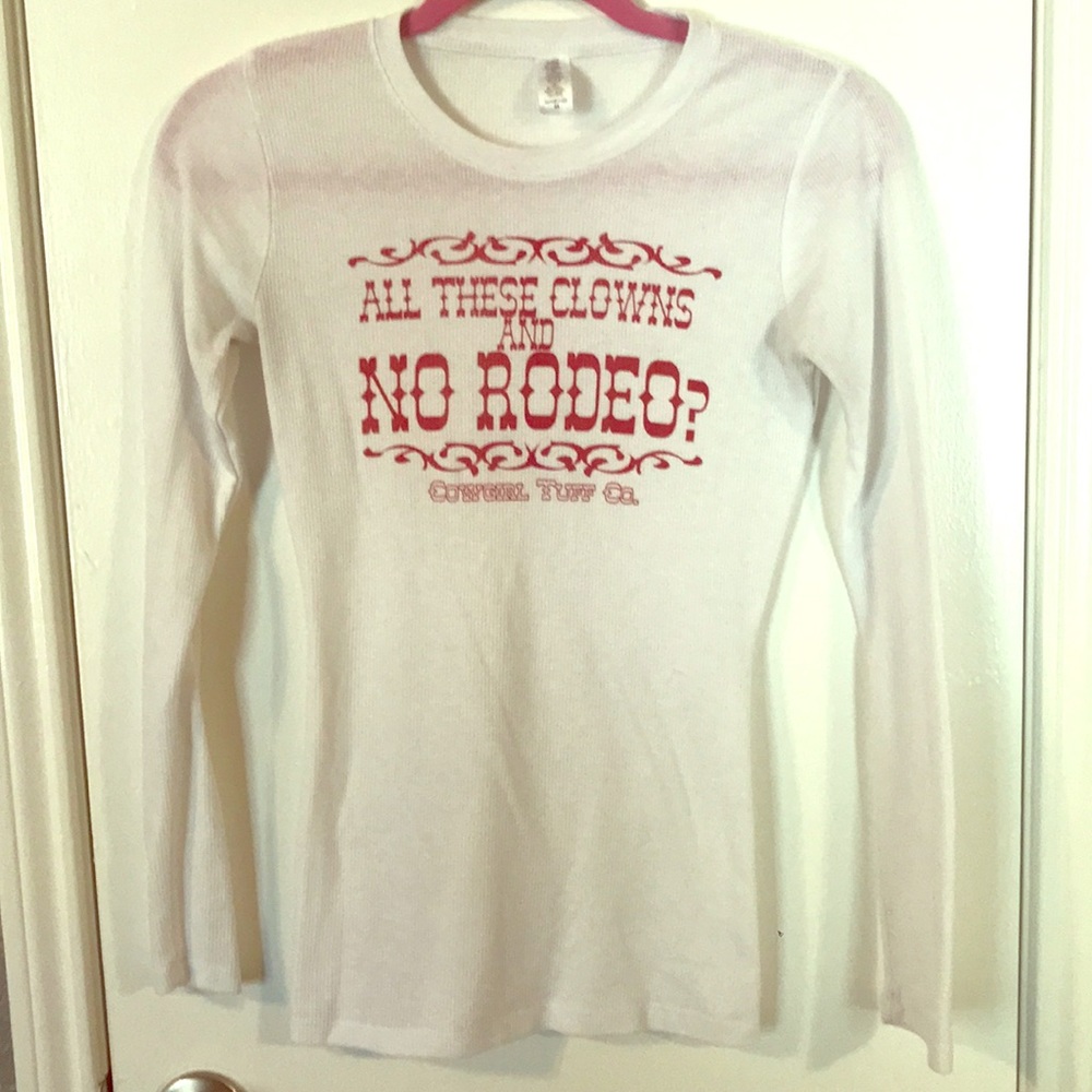 Cowgirl Tuff White long sleeve